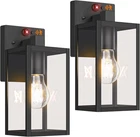 2-PACK Upgraded Motion Sensor Outdoor Wall Lights, 10.6 Small Dusk To Dawn Porc New. Price: $83.99.
