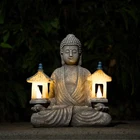 Quterhero Meditating Buddha Statue Solar Lights Zen Garden Decor For Home Patio New. Price: $34.13.