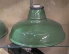 One 11" Ivanhoe Light Porcelain Industrial Barn Green Universal Used. Price: $100.00.