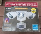 Eml 3-LIGHT Motion Sensor Thermal True Range 309498 Security Yard Garage New. Price: $40.00.