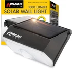 Wagan 1000 Lumen Solar Motion Sensor Light Outdoor Wall Waterproof New. Price: $34.95.