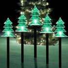 Illuminew Christmas Solar Pathway Lights Set 5 Waterproof Landscape. Price: $46.53.