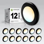 12 Pack Asd 6" Led Disk Lights Flush Mount 5CCT Dimmable New. Price: $94.99.