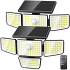 Adewalk 3000LM Solar Outdoor Lights - Upgraded 2PACKS 4 Heads 188 Led Securit... New. Price: $51.16.