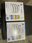Lot Of Two (2) Ge Led Surface Mount Indoor Floodlight, 75W Equivalent 13W 3PACK New. Price: $30.00.