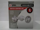*new* Utilitech Switch Controlled Security Dual Head Floodlight #0089471. Price: $19.99.