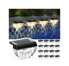 Solar Deck Lights 16 Pack Waterproof Warm White Outdoor Steps Melunar Outside New. Price: $59.99.