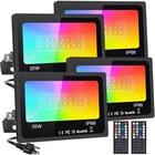 Upgraded Led Flood Light Outdoor 25W 4 Pack, Diy Color Changing Christmas Lig... New. Price: $79.93.