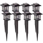 Laurel Canyon 8 Pack Solar Pathway Lights, Outdoor Landscape Open. Price: $36.05.
