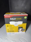 New Halo Home Smart Outdoor Security Twin Led Floodlight Bluetooth FTS20CW (Z88) Open. Price: $65.00.