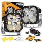 Auxbeam Xp-ultra 4.5" 15200LM Led Pods Spot Flood Combo Offroad Lights Amber Drl New. Price: $161.49.