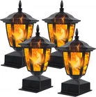 4 Pack Solar Flame Post Cap Lights Outdoor Flickering Waterproof Fence Deck Lamp New. Price: $59.99.