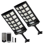 Langy Solar Street Lights Outdoor Waterproof, 6500K Dusk 2PACK 30000LM, Black New. Price: $77.08.