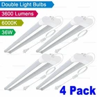 4X Westernpowers 36W Led Shop Light Fixture Work Garage 6000K White 4FT New. Price: $35.38.