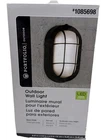 Portfolio Frosted Glass Led Outdoor Light Fixture #1085698 Black 30 New. Price: $26.05.