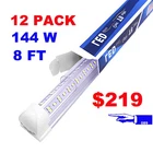 Led Lights Fixture Tube 2400MM 144W For Garage Workshop 12PACK New. Price: $219.00.