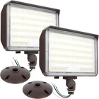 100W Led Flood Light With Photocell, 14000LM, Waterproof, 2 Pack New. Price: $159.99.