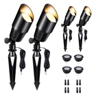 Varmtalys Led Outdoor Spotlight Black Voltage Landscape Waterproof New. Price: $125.44.