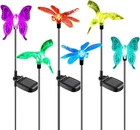 Oxyled Solar Garden Stake Lights 6 Pack Outdoor Figurine Lighting Color C... New. Price: $53.03.
