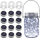 Znycye Mason Jar Solar Lights For Outside, 12 Pack 30LED Fairy New. Price: $53.23.