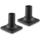 Pcs Black Pier Mount Base Cast Aluminum Post Light Adapter 5HW38PA2PK Bk New. Price: $81.04.