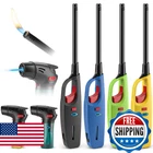 Mk 6-PACK Multi-purpose Butane Lighters 4 Large Long Soft Fla New. Price: $38.94.