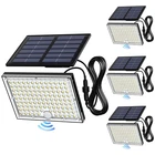Solar Flood Lights 113 Motion Sensor IP65 Waterproof 4 Pack Black Jackyled New. Price: $89.99.