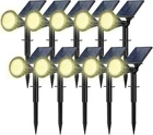 Solar Spot Lights Outdoor, 10 Pack For Yard, 4 Lighting Mod New. Price: $146.98.