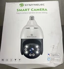 Symynelec 5GHZ/2.4GHZ Light Bulb Security Camera Outdoor Waterproof 2.5K, Dua Open. Price: $95.99.