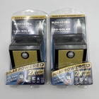 Lot Of 2 Bunker Hill Solar Powered Wall Mount Security Light Motion Activated New. Price: $34.50.