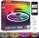 30%OFF Lumary Smart Wifi 20 Inch Ceiling Fans With Lights, Rgbai Flush Mount Bb New. Price: $118.99.
