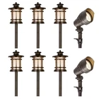 Hykolity 8 Pack Low Voltage Landscape Kits, 12V-15V Orb Crackled Shade New. Price: $304.05.