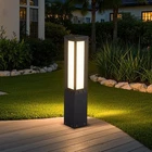 Solar Landscape Lights, 31.5" Modern Bollard Lighting 3000K Led Pathway ... New. Price: $194.33.