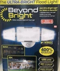 X Beyond Bright Motion Activated Wired Flood Light 21009 New Sealed. Price: $100.00.