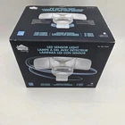 Home Zone Wide Adjustable Motion Sensor Led Outdoor Security Floodlight Open. Price: $24.95.