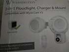 Wasserstein 3-IN-1 Floodlight Charger & Mount For Wyze Cam V3, IP65, White Open. Price: $37.58.