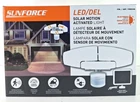 Sunforce Led Solar Motion Sensor Outdoor Security Light 1500 Lumens White New. Price: $37.15.