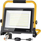 14400LM Led Work Light, Flood With 16FT Cord & 120W-1P, Black New. Price: $59.91.