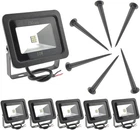 Warm White 10W Led Flood Light (pack 6), New. Price: $85.35.