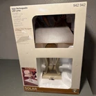 Hampton Bay Solar Led Outdoor Table Lamp Dusk-to-dawn Weather Resistant 942 Open. Price: $50.00.