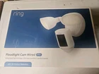 Ring Floodlight Wired Pro 1080P Security Camera White Brand New Box!. Price: $130.00.