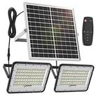 Engrepo 200 Watts Solar Outdoor 1500 Lumens Dual White Floodlights New. Price: $153.50.