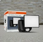 Sylvania Motion-sensing Battery Powered Led Black Security Floodlight New. Price: $19.99.