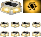 Solar Dock Lights - 8 Pack Waterproof Led Outdoor Lighting For Pathways & Yards New. Price: $84.99.