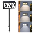 Best Nazuwke Solar Address Sign, House Numbers For Outside Light Up, 3 Colors New. Price: $31.89.