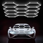 Hyperlite Gen Hexagon Garage Lights: 322W 32200LM 11 Grids Led New. Price: $240.98.