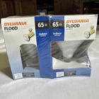 Sylvania 65W BR40 Flood Light Bulbs Indoor 120V 580 Lumens New. Price: $12.50.