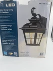 Altair AL-2163 Energy Saving Led Lantern Brushed Patina Clear Water Glass Bronze Open. Price: $129.97.