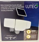 Lutec Motion Activated Solar Security Led Light 3000 Lumens New (22C) Open. Price: $18.99.