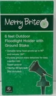 Merry Brite 6 Ft Outdoor Floodlight Holder With Ground Stake New. Price: $16.85.